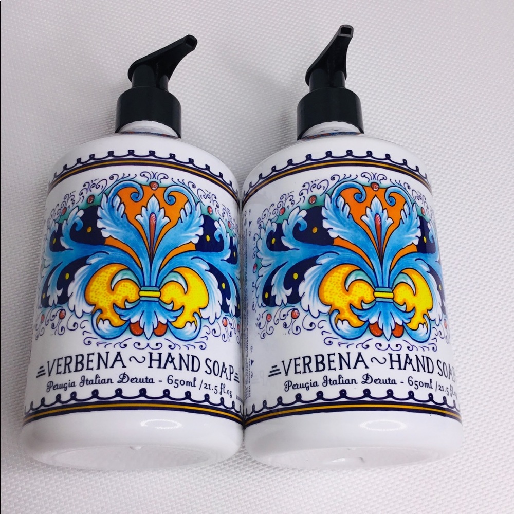 Perugia Italian Deruta Verbena  Hand Soap 22fl 2 - Picture 2 of 4